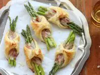 Asparagus, Pancetta and Puff Pastry Parcels