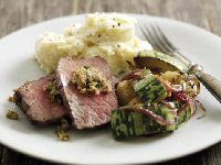 Beef Mini Roast with Walnut and Parsley Pesto Recipe