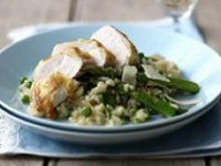 Chicken and Pea Risotto Recipe