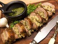 Lamb Breast Stuffed With Mushrooms Recipe