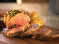 Lamb Mini Roast with Rosemary Butter Recipe