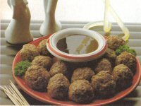 Minted Lamb Meatballs Recipe