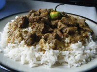Spicy Beef Curry with Rice Recipe