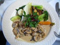 Veal and Creamed Mushrooms Recipe