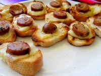 Mini Sausage and Cheese Toasties