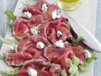 Angus Beef Carpaccio with Gorgonzola