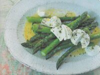 Asparagus, Goat's Cheese, and warm Butter Recipe