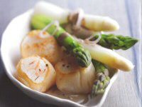Asparagus and Scallops Salad Recipe Asparagus and Scallops Salad Recipe