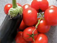 Aubergine (Eggplant) and Tomatoes Recipe