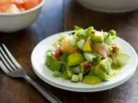 Avocado Cucumber and Grapefruit Salad Recipe