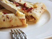 Bacon and Brie Pancakes Bacon and Brie Pancakes