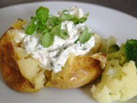 Tangy Goat's Cheese & Dill Potato Salad