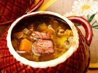 Beefy Russian Cabbage Soup