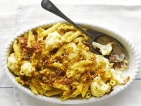 Cauliflower and Bacon Pasta Recipe