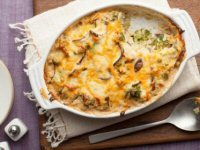 Cheesy Mushroom and Broccoli Casserole