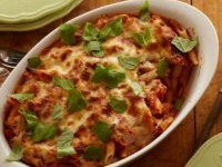Cheesy Spinach and Penne Bake