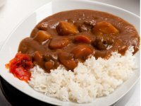 Fruity Beef Curry with Rice