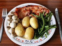 Grilled Gammon Steak Grilled Gammon Steak
