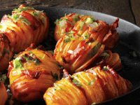 Hasselback Potatoes with Bacon