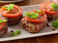 Lamb Burgers in a Parma Blanket Lamb Burgers in a Parma Blanket