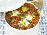 Moroccan Lamb Balls with Eggs Recipe Moroccan Lamb Balls with Eggs Recipe