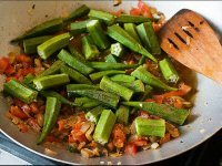 Okra Bhaji Okra Bhaji