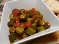 Okra and Tomatoes Okra and Tomatoes
