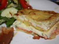 Potatoes with Cheese and Bacon Recipe Potatoes with Cheese and Bacon Recipe