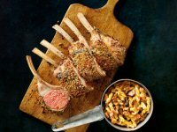 Roast Lamb Guard of Honour with Mustard Roast Lamb Guard of Honour with Mustard