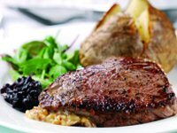 Rump Steak Stuffed with Stilton