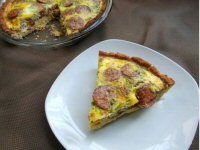 Sausage and Bacon Flan Recipe