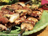 Sausage and Bacon Kebabs Recipe