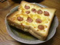 Sausage and Cheese Toastie Sausage and Cheese Toastie