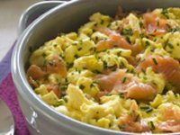 Scrambled Eggs with Smoked Salmon