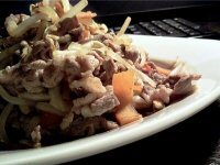 Stir-Fried Lamb with Garlic Stir-Fried Lamb with Garlic