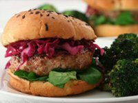 Stuffed Turkey Burgers