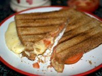 Toasted Cheese and Ham Sandwich Recipe