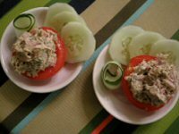 Tuna-Stuffed Tomatoes Recipe Tuna-Stuffed Tomatoes Recipe