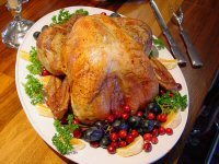 Turkey Stuffed with Chestnut & Apple