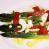 Asparagus with Egg and Roasted Peppers