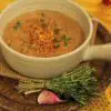 Chestnut Soup with Migas