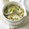 Creamy Ham, Leek and Mushroom Spaghetti