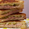 Ham & Swiss Cheese Garlic-Enhanced Sandwich