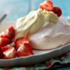 Meringues with Clotted Cream and Strawberries