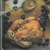Poussins with Sherry, Raisins, and Pine Nuts