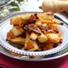 Roast Parsnips with Cheese and Bacon