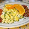 Scrambled Eggs with Goat's Cheese